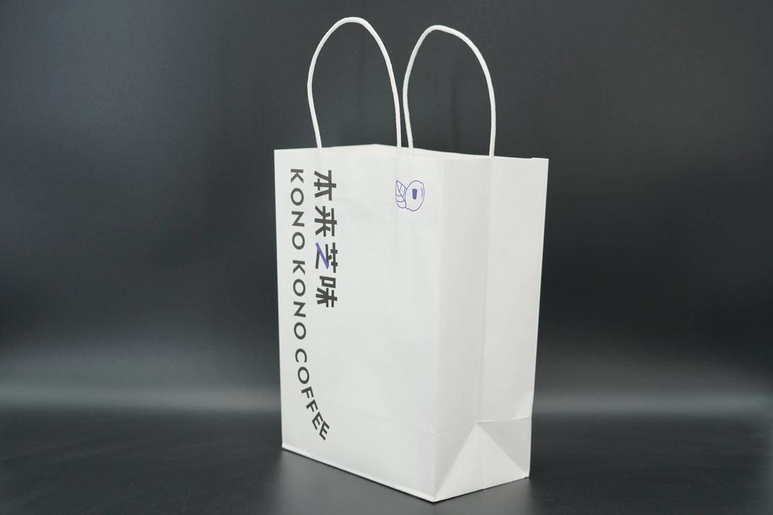Biodegradable Packaging Kraft Bags recycled Custom Printed Paper Bags With Handles