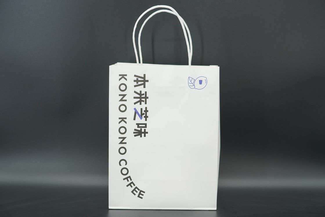 Biodegradable Packaging Kraft Bags recycled Custom Printed Paper Bags With Handles