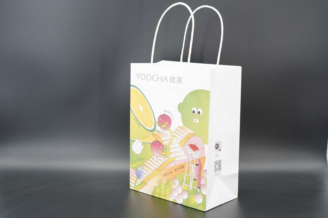 Versatile Personalized Paper Bags Eco Friendly  Large Kraft Bags Recyclable
