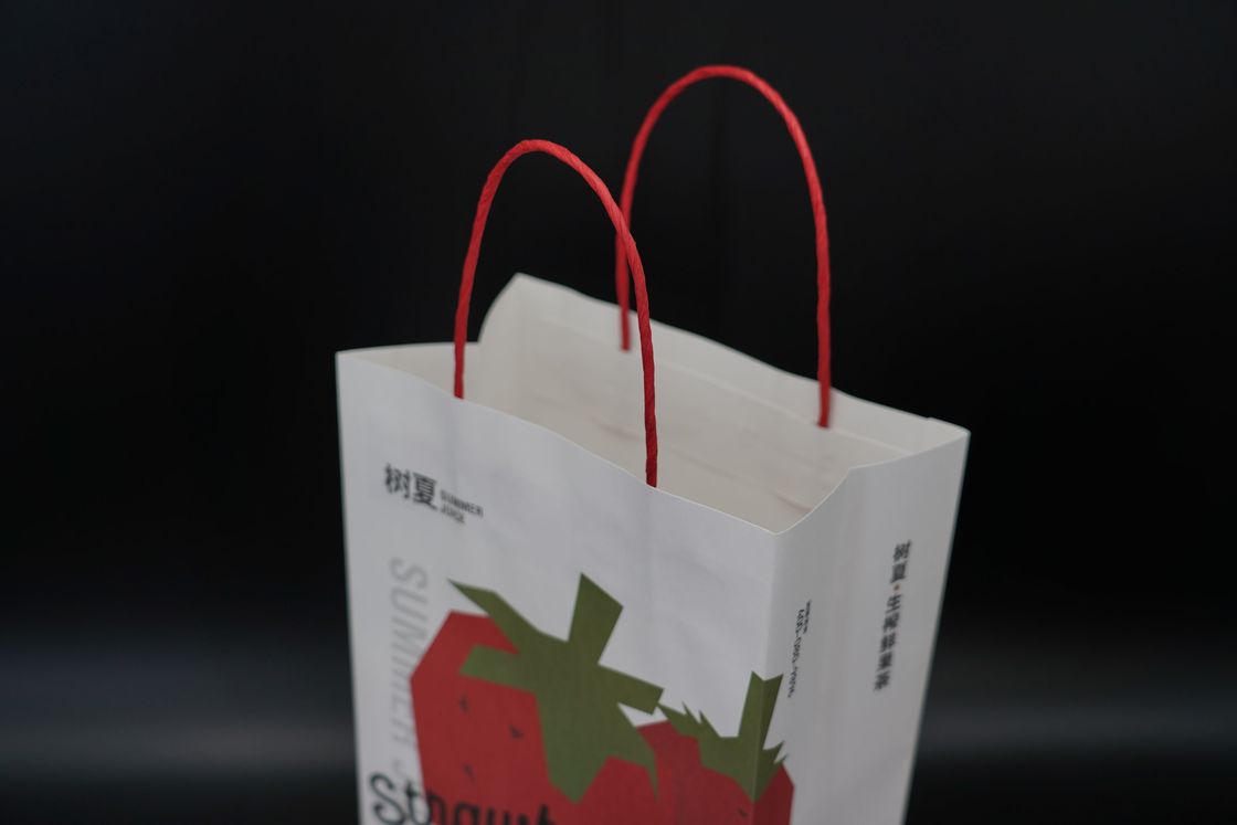 Discounted Custom Retail Paper Bags White Printing Cardboard Shopping Bags